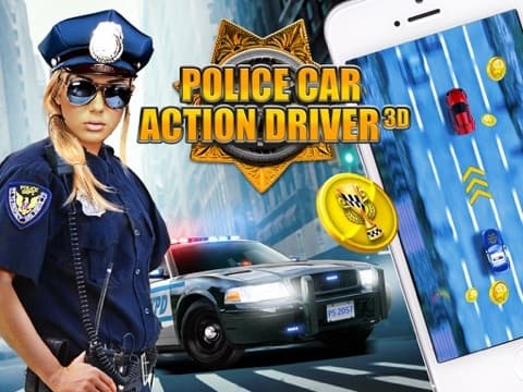 Police Car Action Driver 3D - Asphalt Burning Street Driving with Nitro screenshot 3