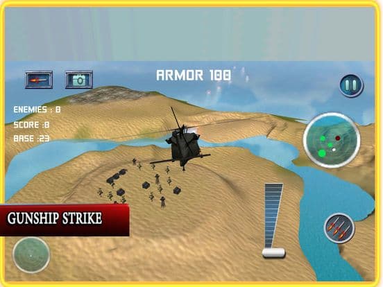 Heli Gunship Air Battle screenshot 2