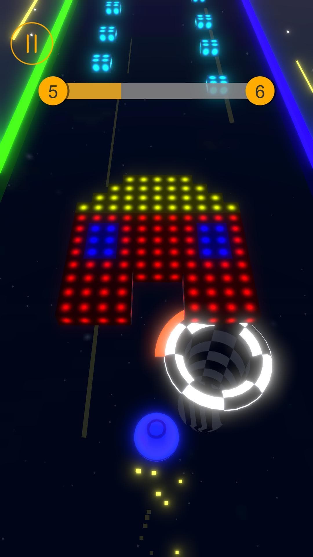 Hole.io Neon