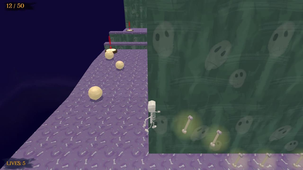 Mr Skeltal Doot Quest: World 1 screenshot 2