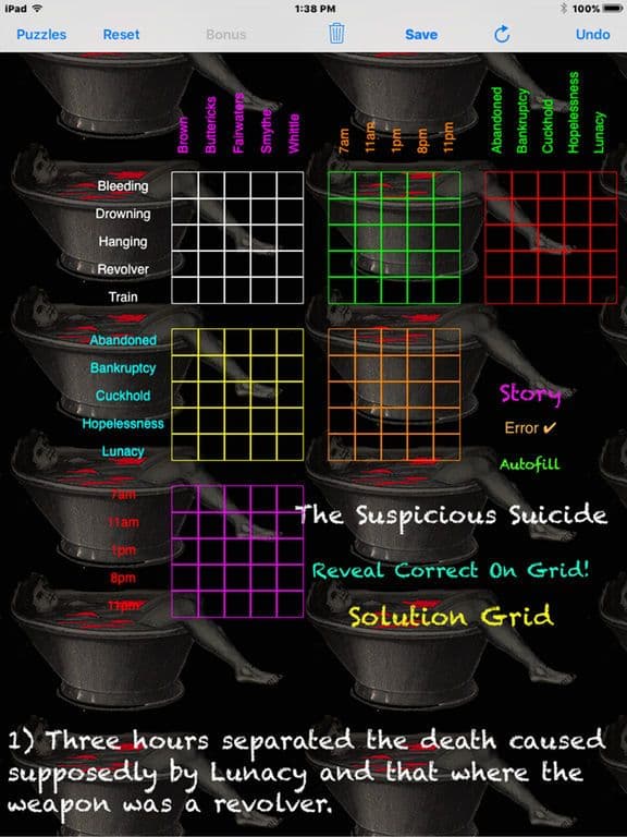 Sherlocks Logic Puzzles 4 screenshot 2