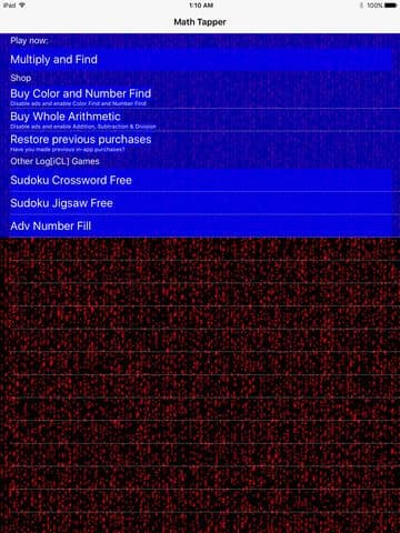 Math Tapper Free: Multiply and Find screenshot 2