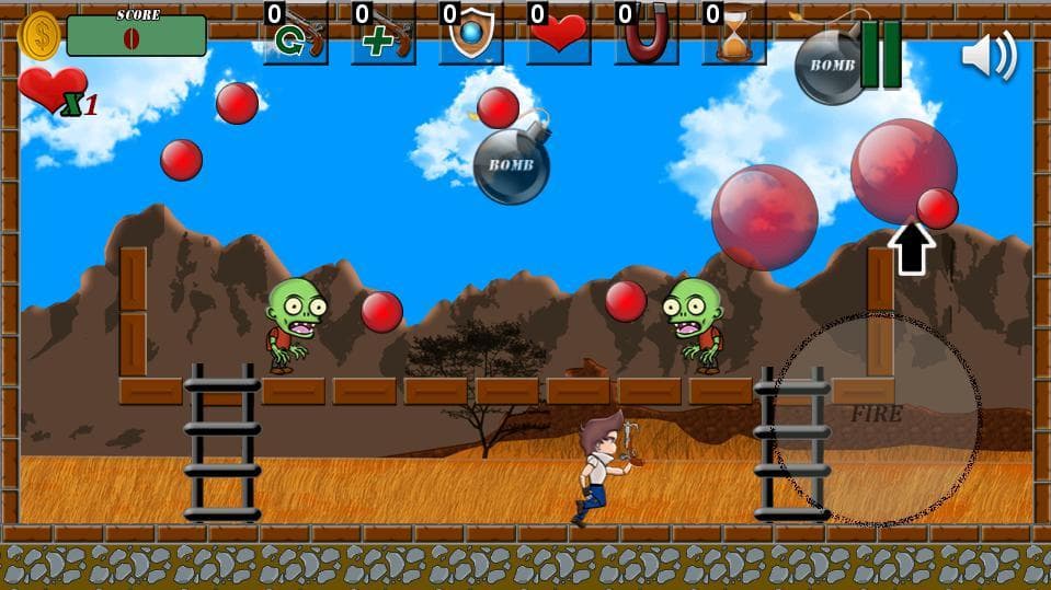 Bubble Zombie Pang screenshot 2