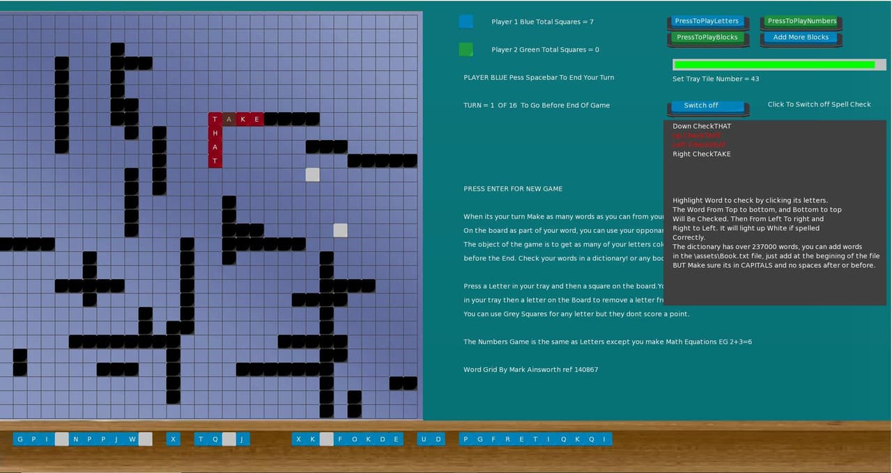 Words and Number Puzzle Board screenshot 3