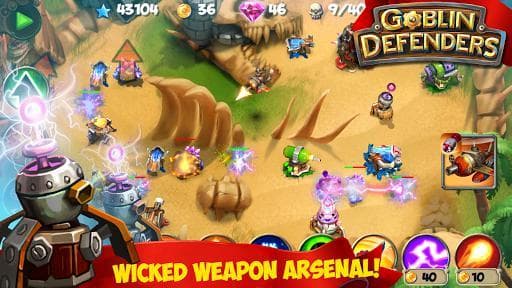 TD: Goblin Defenders - Towers Rush screenshot 4
