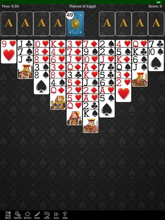Thieves of Egypt Patience screenshot 2
