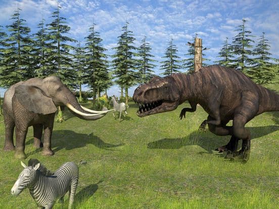 Wild T-Rax the Dino Simulator N Forest Hungry Rivals screenshot 3