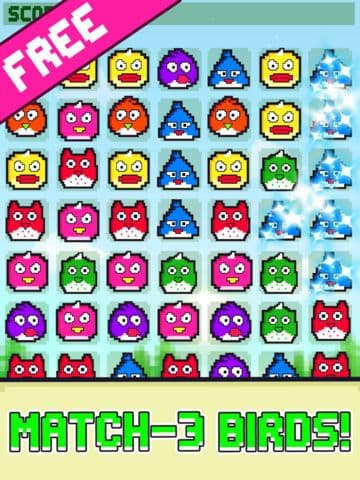 Bird Match-3 - Flappy Blitz Puzzle Game FREE screenshot 2
