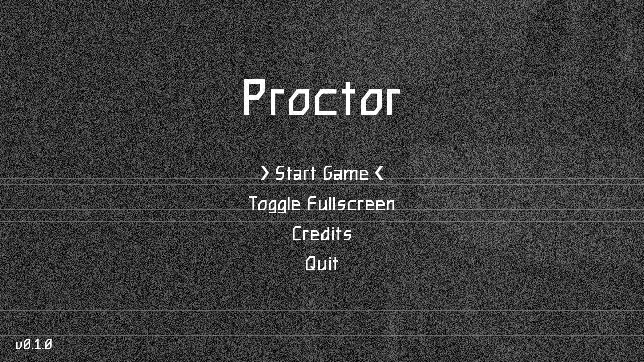 Proctor screenshot 2