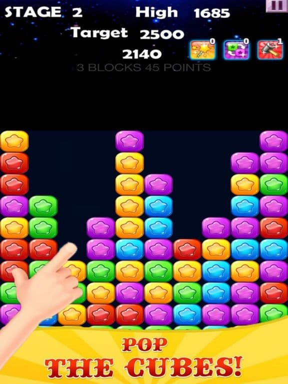 Cube Start Pop Finger