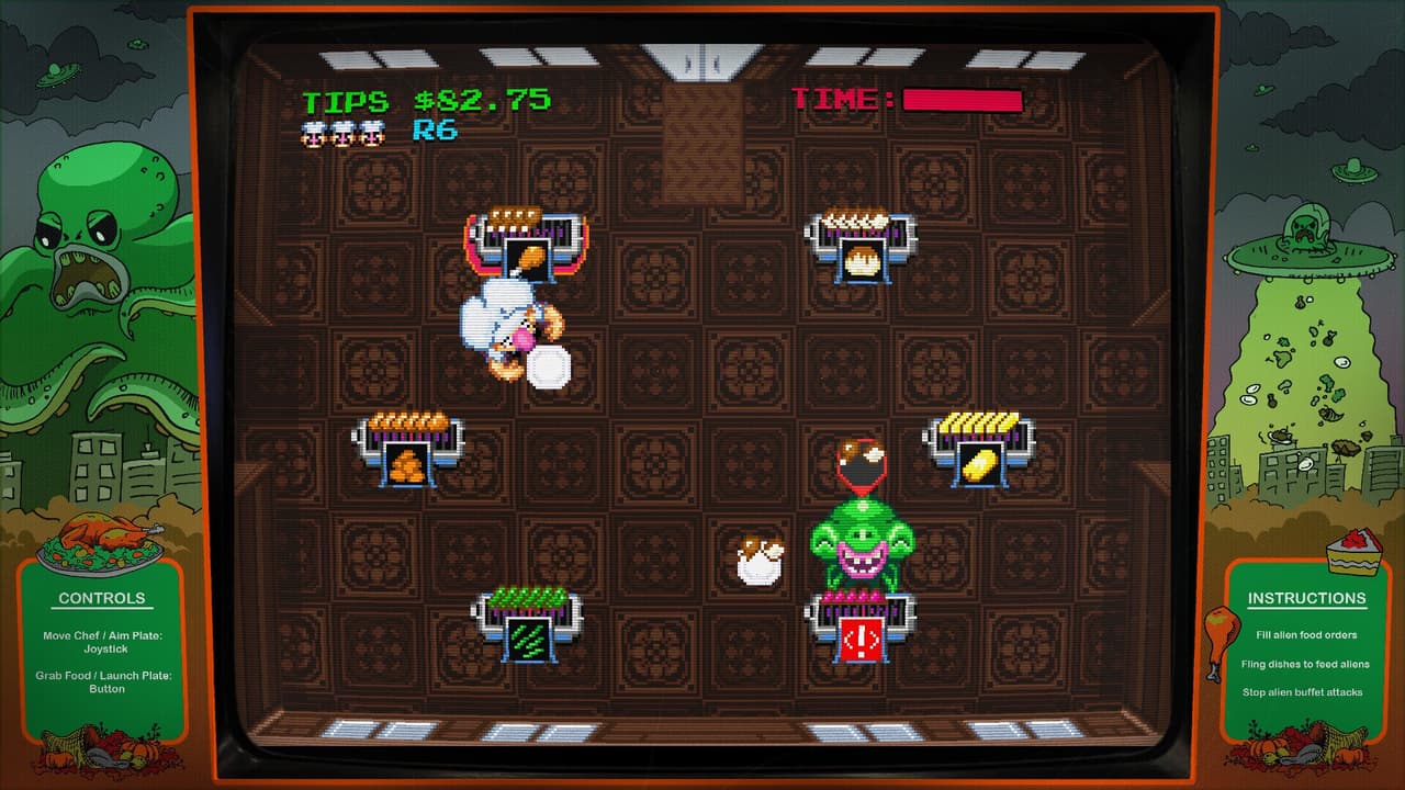 Digital Eclipse Arcade: Invasion of the Buffet Snatchers
