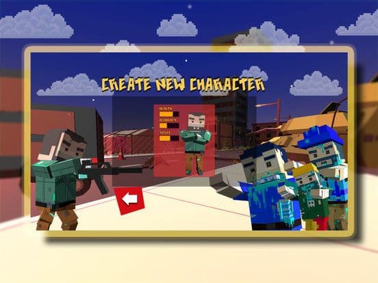 Pixel Zombie Strike 3D screenshot 3