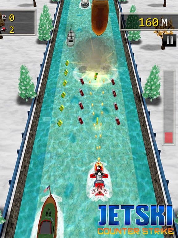 Jet Ski Counter Strike - Free 3D War Shooting Game screenshot 4