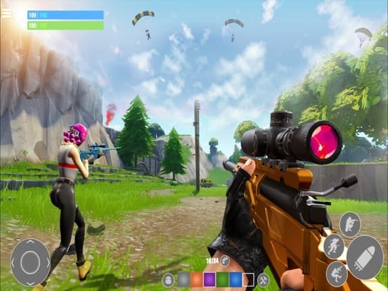Fort Shooting Battle Royale 3D screenshot 2