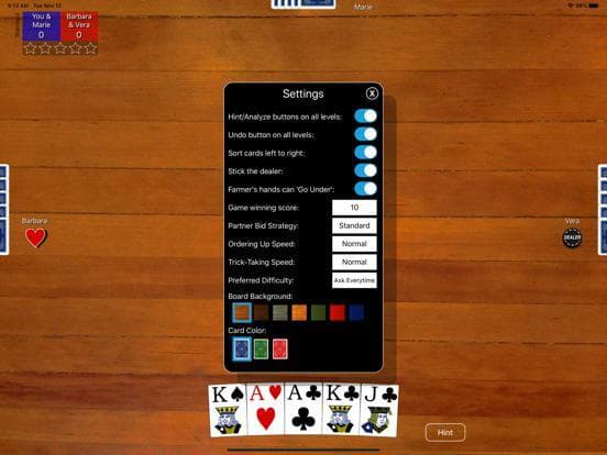 Euchre Card Classic screenshot 4