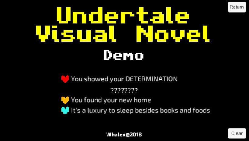 Undertale VN Demo