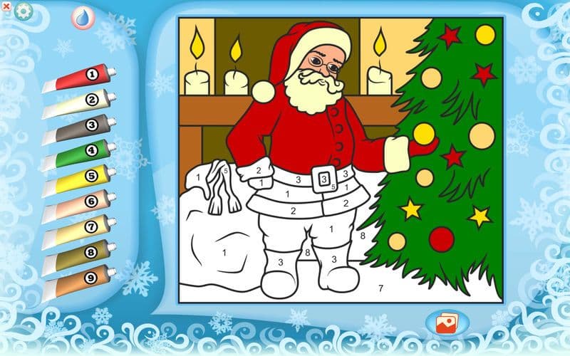 Color by Numbers - Christmas - Free