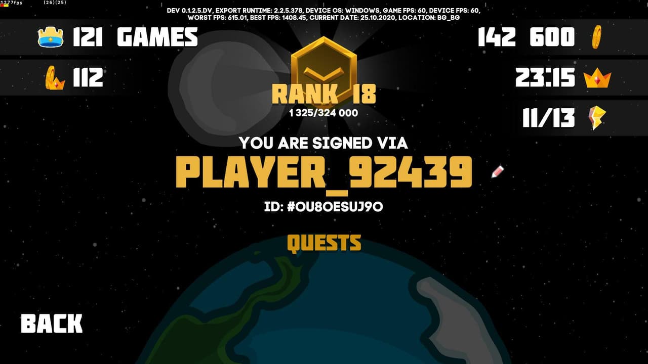 Asteroid Attack (Veselie Studios) screenshot 6