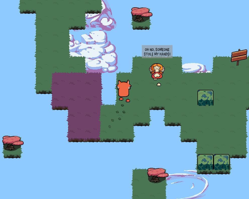 Oh no, someone stole my hands! screenshot 2