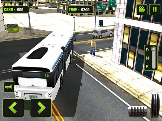 Real Modern city Bus driving simulator 3d 2016 - transport passengers through real city traffic