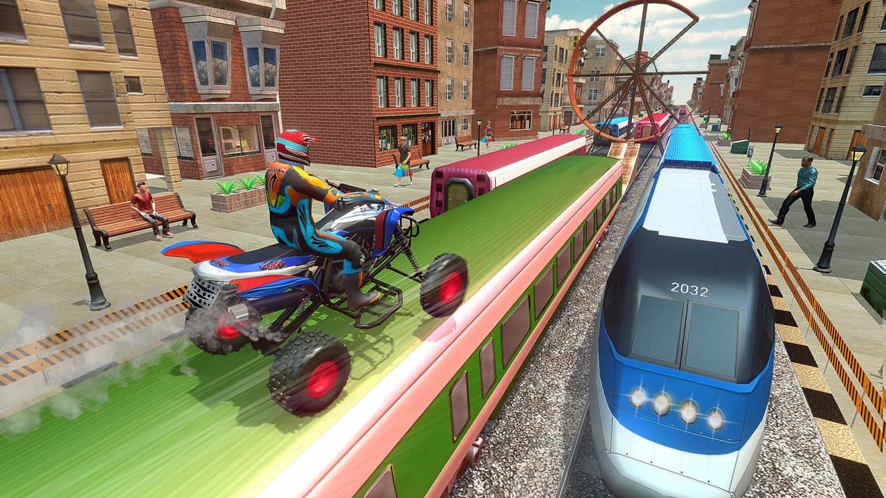 Subway Run: Quad Bike Racing FREE screenshot 2
