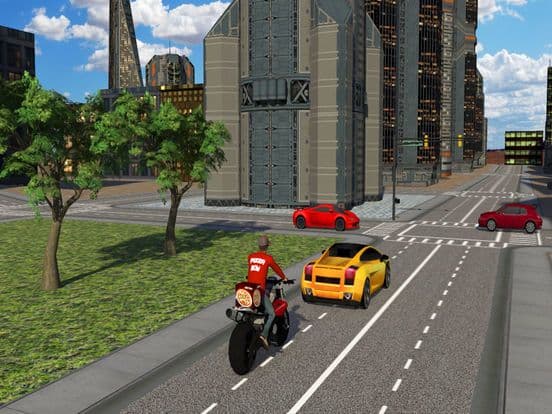 Futuristic pizza delivery screenshot 3