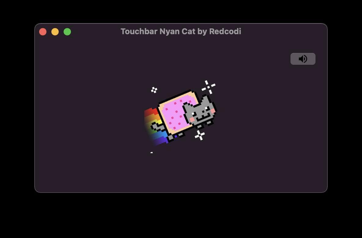 Touchbar Nyancat