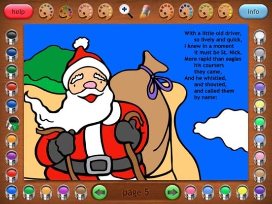 Coloring Book 31 The Night Before Christmas screenshot 3