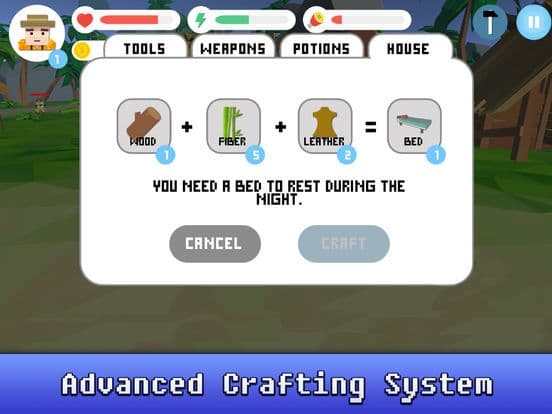 Craft Tropical Island Survival 3D