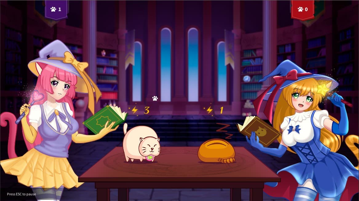 Catgirl Magic: Furry Duel screenshot 3