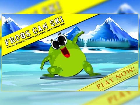 Frogs Can Ski: The Incredible Winter Creature First Snow Day - Free screenshot 2