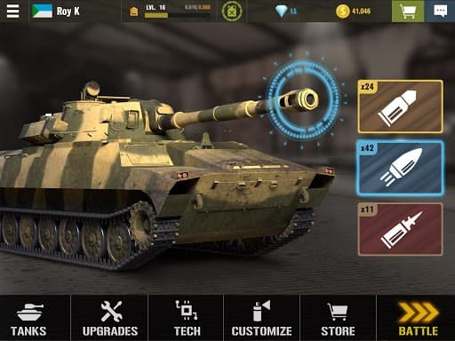War Machines: Free Multiplayer Tank Shooting Games screenshot 4