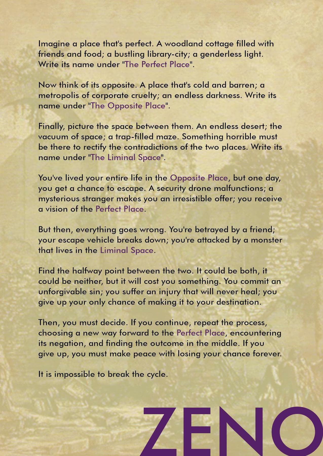 Zeno screenshot 2