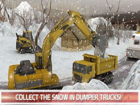 Winter Snow Euro Dump Truck Driver 3D screenshot 4