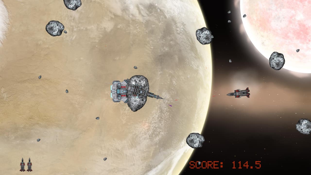 RTXasteroid screenshot 2