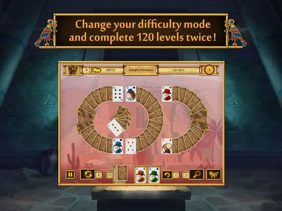 Egypt Solitaire. Match 2 Cards. Card Game