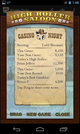 Farkle Solo Solitaire - Free screenshot 6