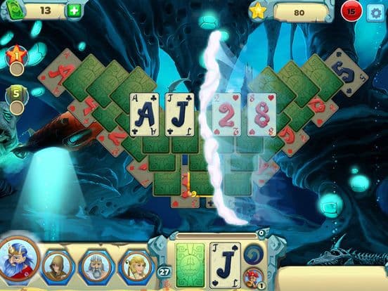 Solitaire Atlantis screenshot 2