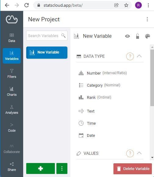 Data Entry (StatsCloud Beta)
