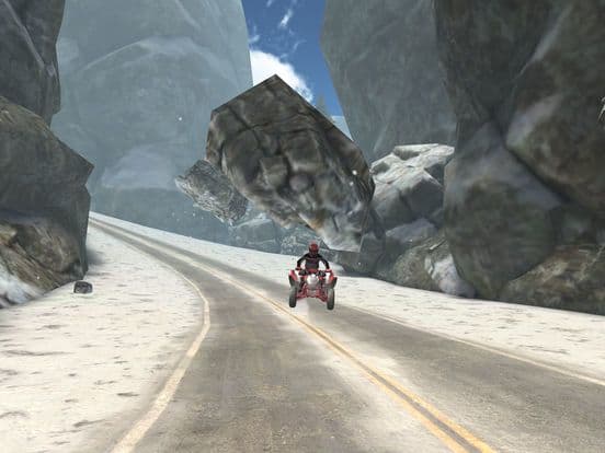 ATV Snow Racing - eXtreme Real Winter Offroad Quad Driving Simulator Game FREE Version