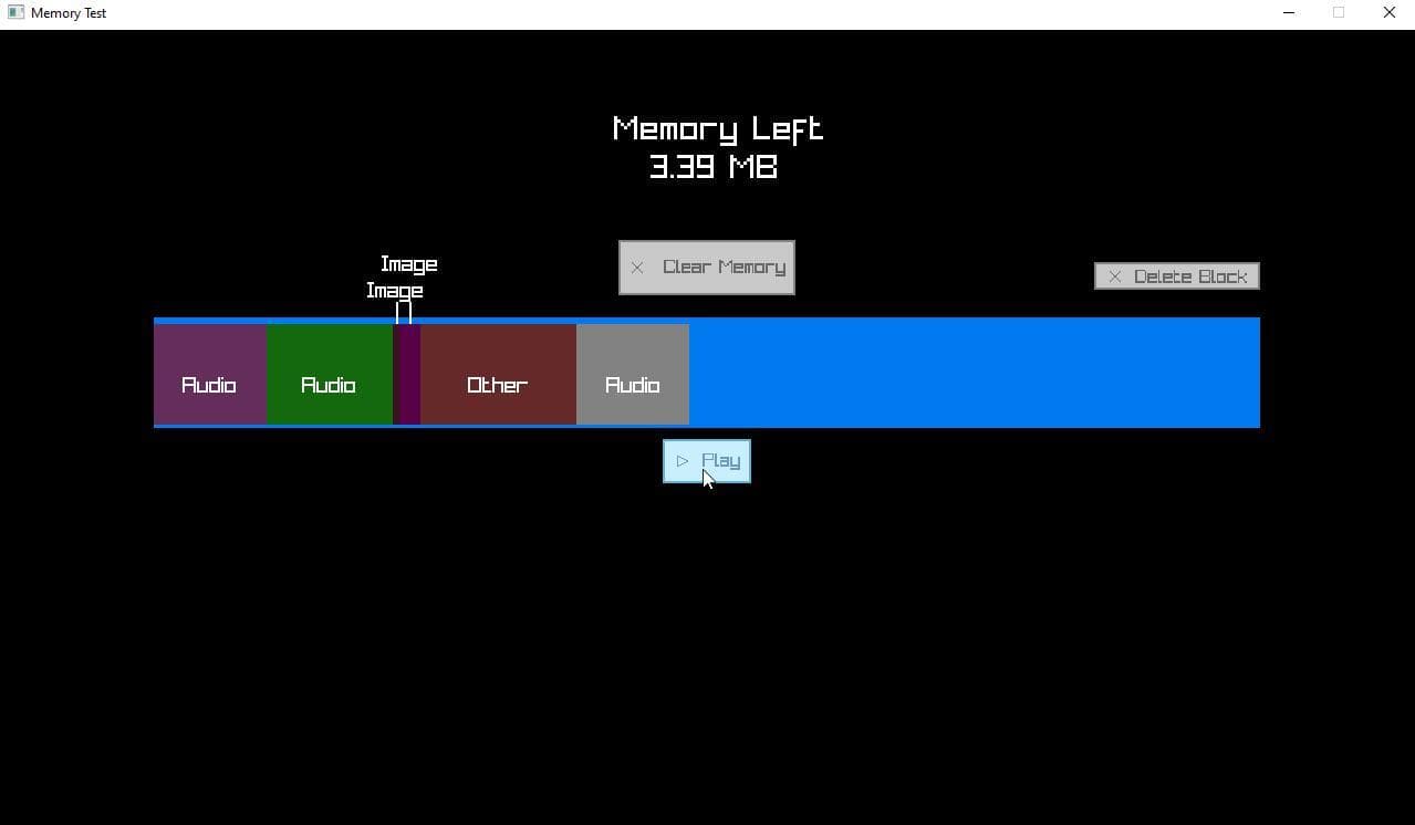 C Memory Test App