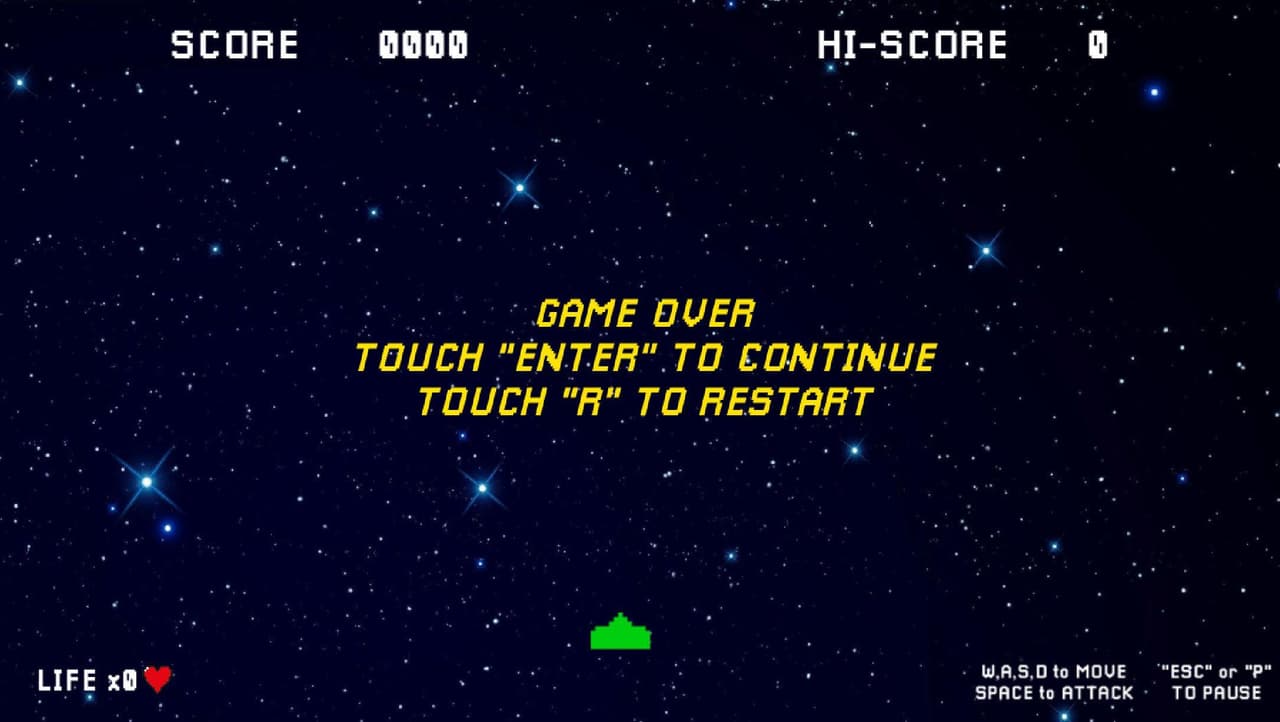 Space Invaders (itch) (TobaiasDev)