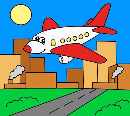 Coloring pages for children: transport screenshot 3
