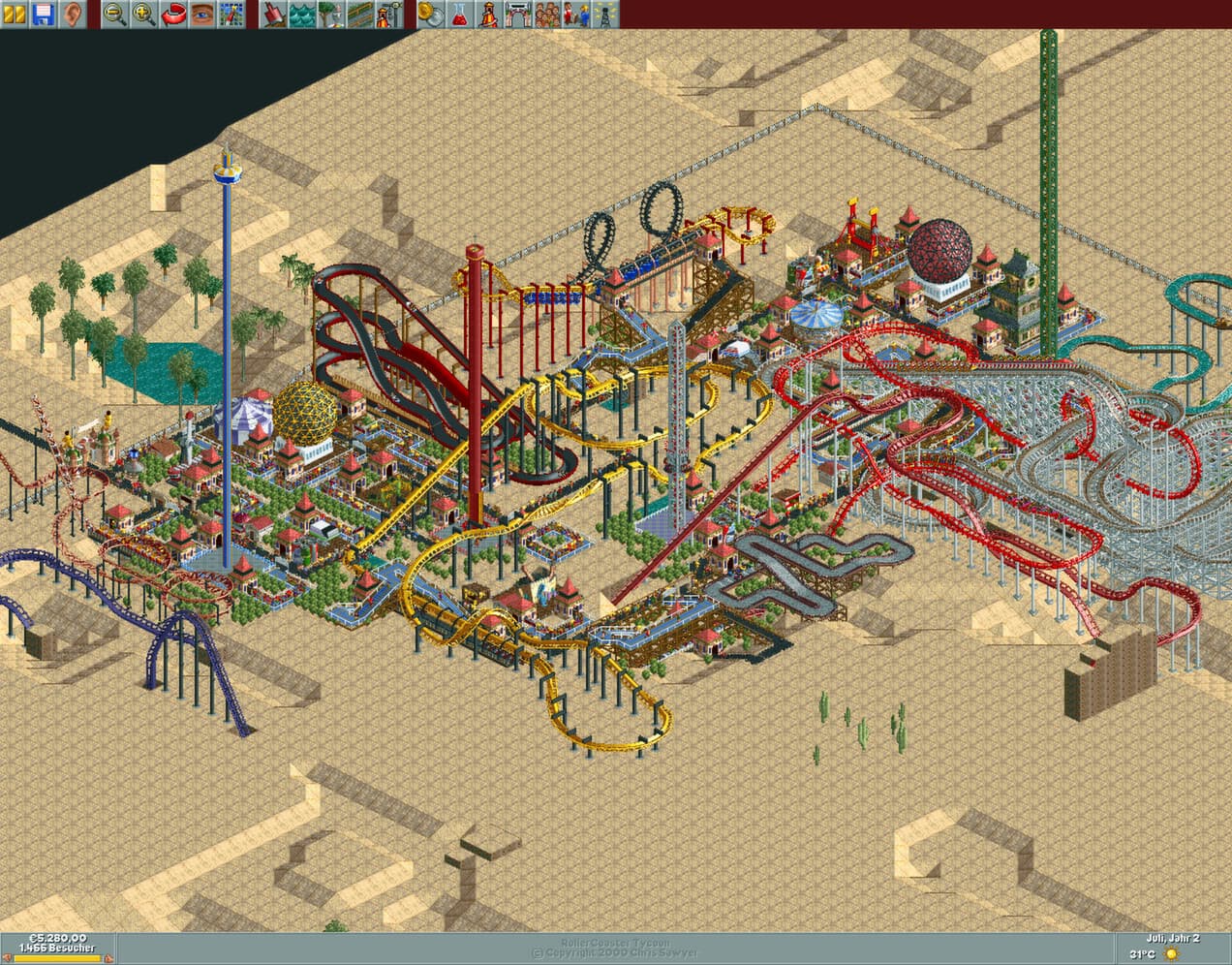 RollerCoaster Tycoon: Deluxe screenshot 5