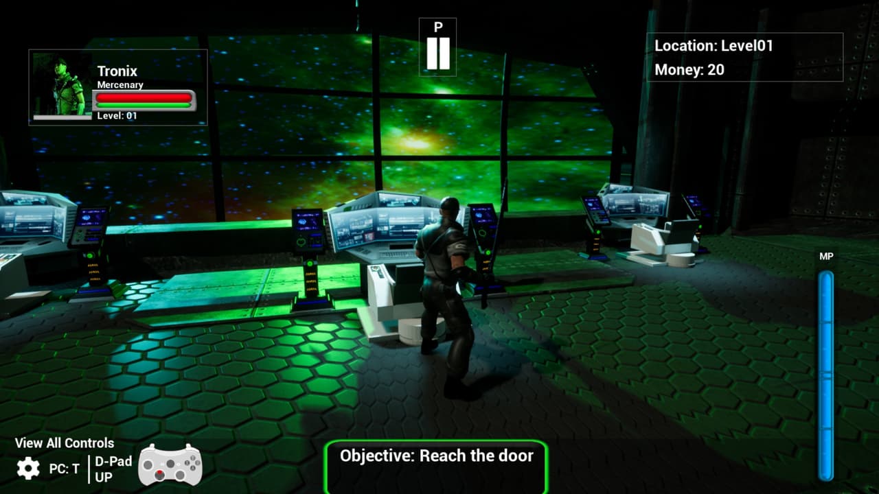 Tronix Mercenary Adrift - The Humanoids screenshot 2