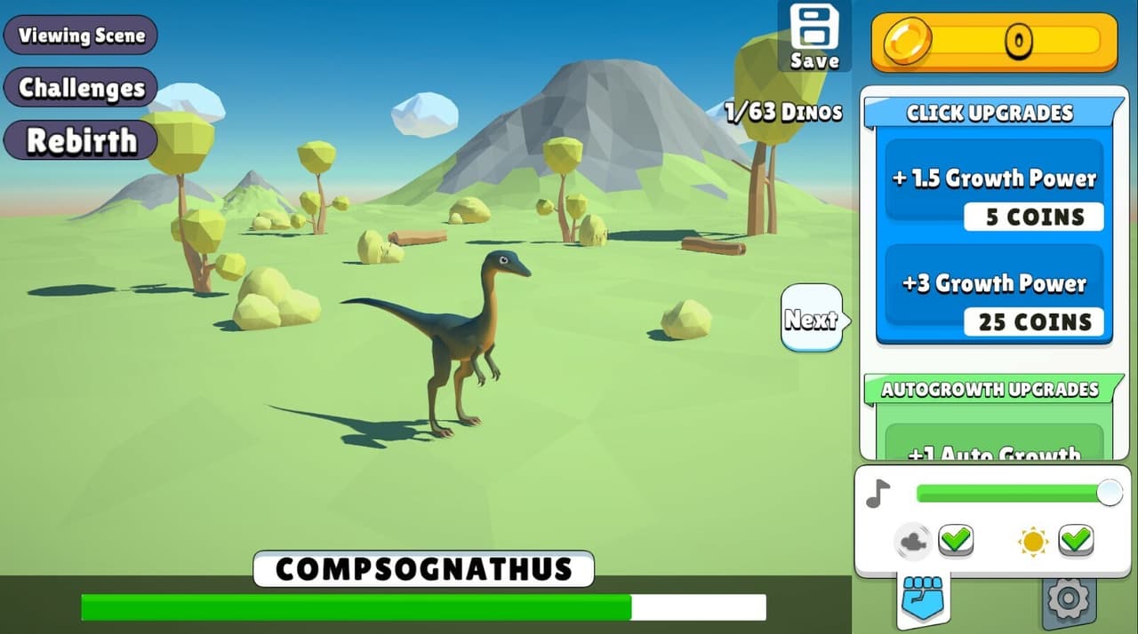 Idle Dino screenshot 2