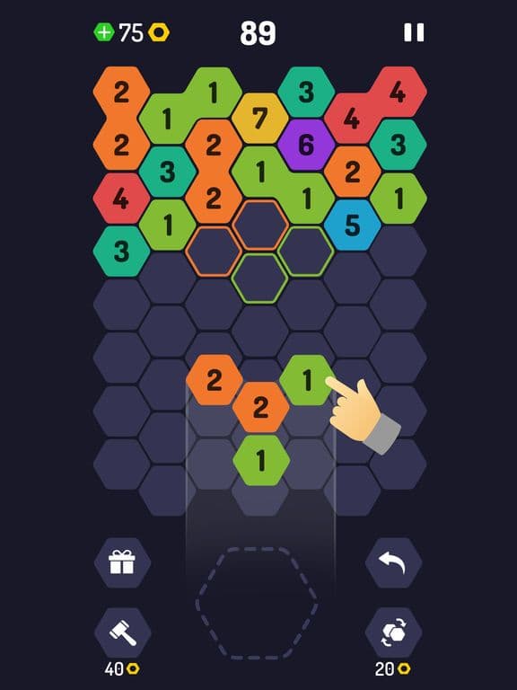 UP 9 - Hexa Puzzle! screenshot 3