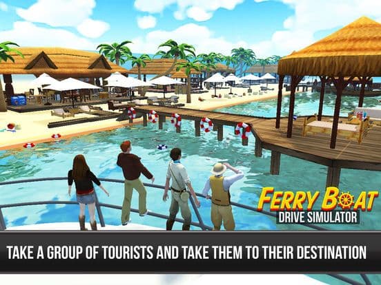 Ferry Boat Driving Simulator: Ride Ferry Transport screenshot 3
