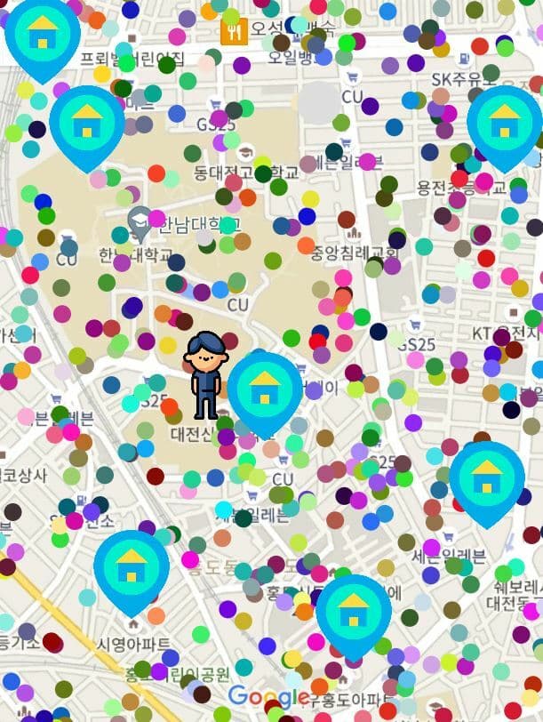 Look for a house