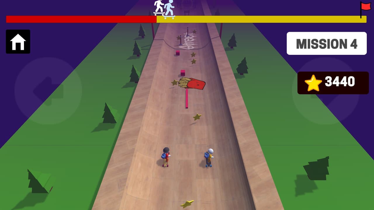 Two Skateboards Driving Simulator